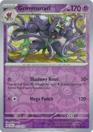 Grimmsnarl Journey Together 073/159 Uncommon Reverse Holo