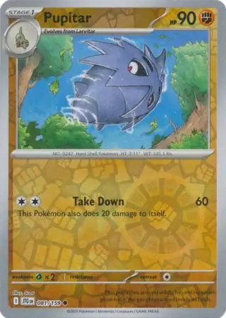 Pupitar Journey Together 081/159 Common Reverse Holo