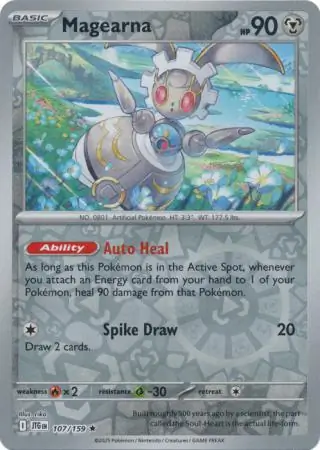 Magearna Journey Together 107/159 Rare Reverse Holo