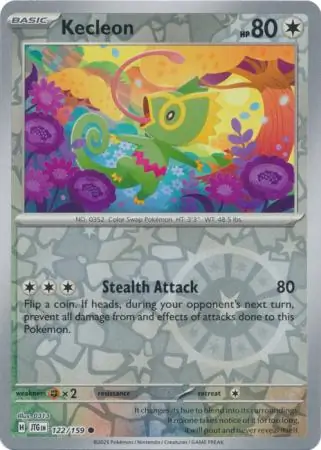 Kecleon Journey Together 122/159 Common Reverse Holo
