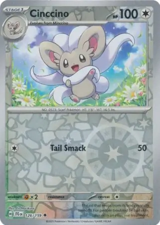Cinccino Journey Together 126/159 Uncommon Reverse Holo