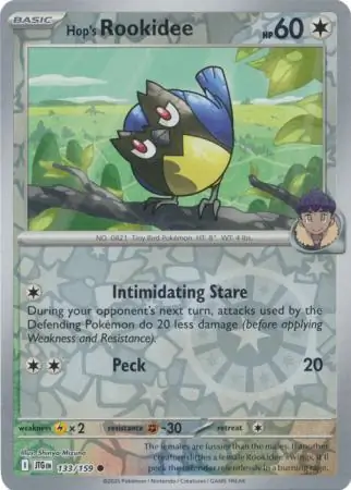 Hop's Rookidee Journey Together 133/159 Common Reverse Holo