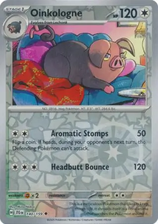 Oinkologne Journey Together 140/159 Uncommon Reverse Holo