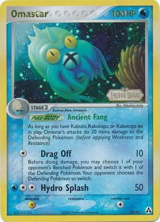 23/92 Omastar LM Rare Reverse Holo