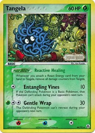 44/92 Tangela LM Uncommon Reverse Holo
