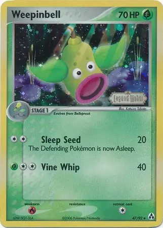 47/92 Weepinbell LM Uncommon Reverse Holo