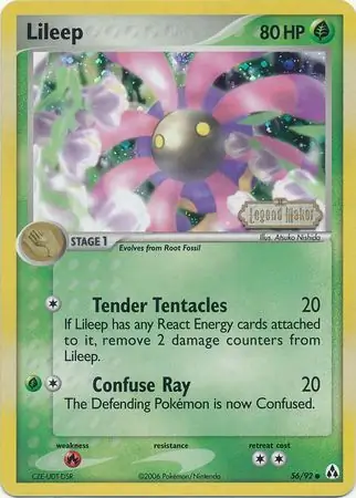 56/92 Lileep LM Common Reverse Holo