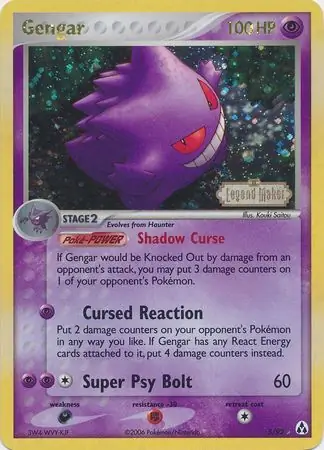 5/92 Gengar LM Rare Holo Reverse Holo