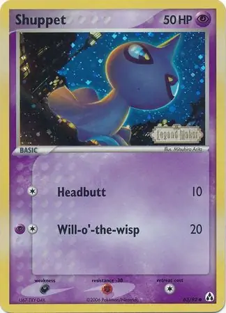 63/92 Shuppet LM Common Reverse Holo