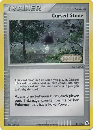 72/92 Cursed Stone LM Uncommon Reverse Holo