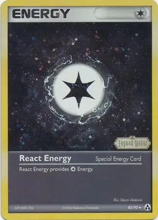 React Energy 82/92 3 EX LEGEND MAKER UNCOMMON REVERSE HOLO PTCG