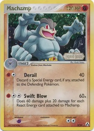 9/92 Machamp LM Rare Holo Reverse Holo