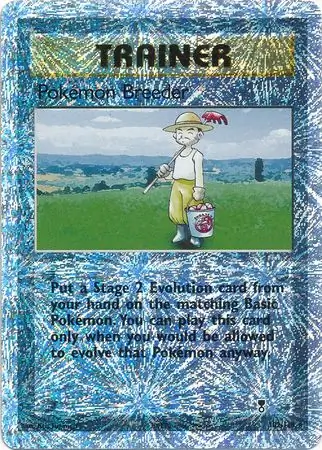 102/110 Pokémon Breeder LC Rare Reverse Holo