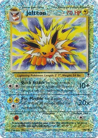 14/110 Jolteon LC Rare Holo Reverse Holo
