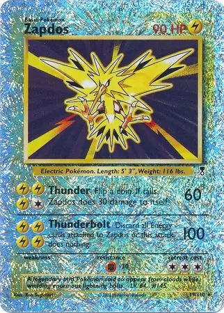 19/110 Zapdos LC Rare Holo Reverse Holo