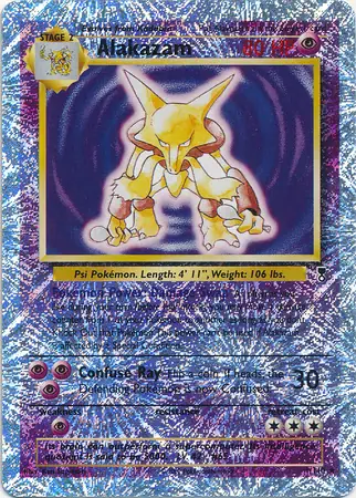 1/110 Alakazam LC Rare Holo Reverse Holo