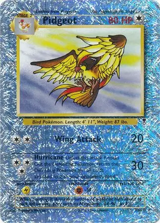 33/110 Pidgeot LC Rare Reverse Holo
