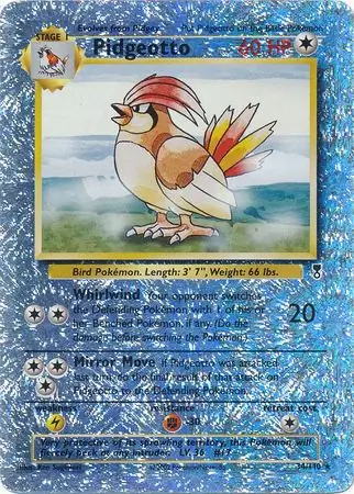 34/110 Pidgeotto LC Rare Reverse Holo