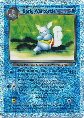 39/110 Dark Wartortle LC Uncommon Reverse Holo
