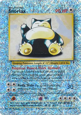 64/110 Snorlax LC Uncommon Reverse Holo