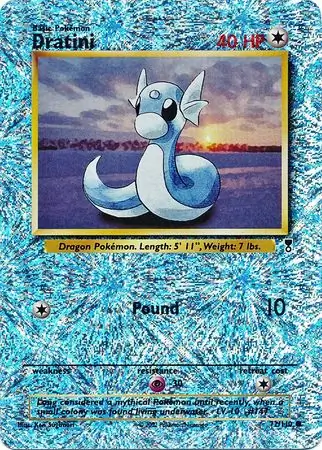 72/110 Dratini LC Common Reverse Holo