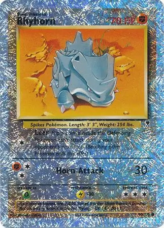 90/110 Rhyhorn LC Common Reverse Holo