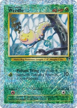 99/110 Weedle LC Common Reverse Holo