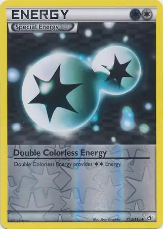 113/113 Double Colorless Energy LTR Uncommon Reverse Holo