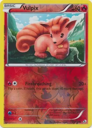 20/113 Vulpix LTR Common Reverse Holo