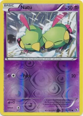 55/113 Natu LTR Common Reverse Holo