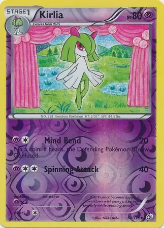 60/113 Kirlia LTR Uncommon Reverse Holo