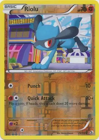 79/113 Riolu LTR Uncommon Reverse Holo