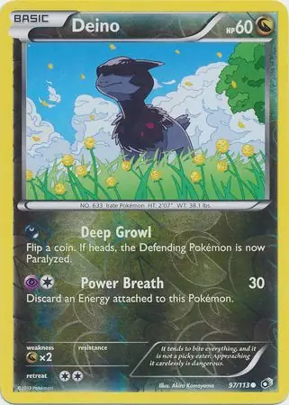 97/113 Deino LTR Common Reverse Holo