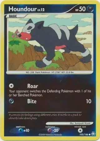 103/146 Houndour LA Common Reverse Holo