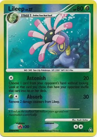 105/146 Lileep LA Common Reverse Holo