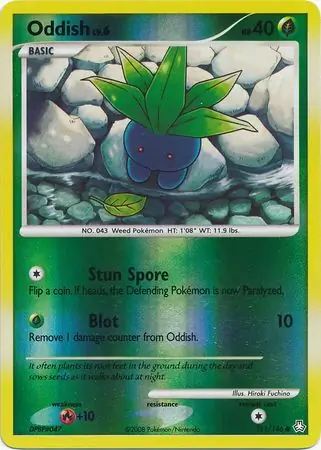 111/146 Oddish LA Common Reverse Holo