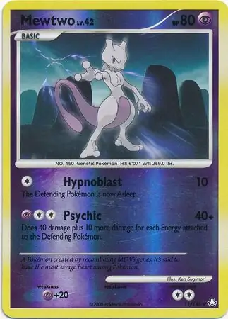 Mewtwo Legends Awakened 11/146 Rare Holo Reverse Holo