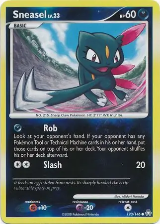 120/146 Sneasel LA Common Reverse Holo