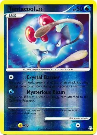 125/146 Tentacool LA Common Reverse Holo