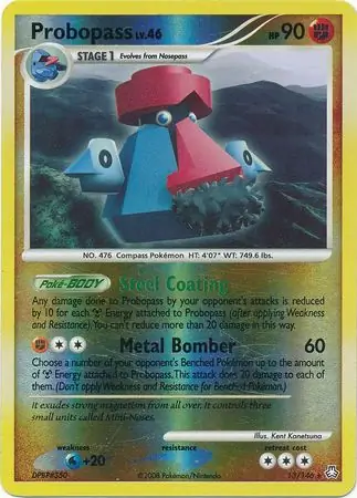 13/146 Probopass LA Rare Holo Reverse Holo