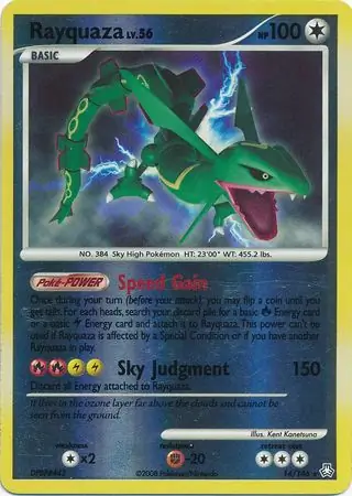 14/146 Rayquaza LA Rare Holo Reverse Holo