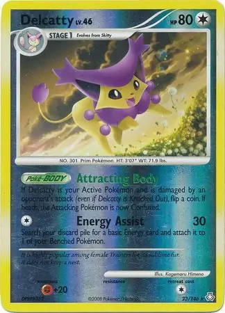 23/146 Delcatty LA Rare Reverse Holo