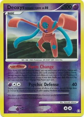 25/146 Deoxys Defense Forme LA Rare Reverse Holo