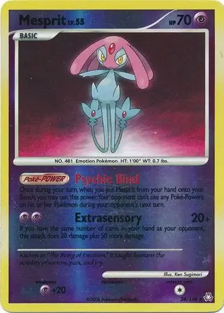 34/146 Mesprit LA Rare Reverse Holo