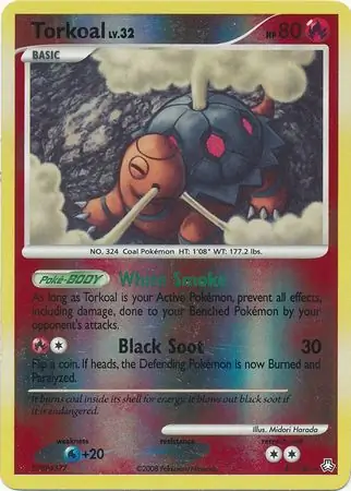 41/146 Torkoal LA Rare Reverse Holo
