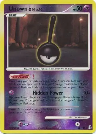 42/146 Unown ! LA Rare Reverse Holo
