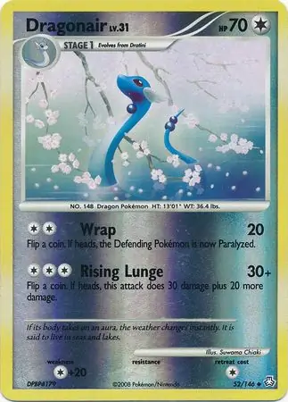 52/146 Dragonair LA Uncommon Reverse Holo