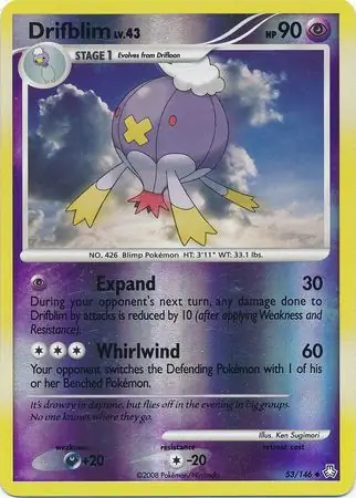 53/146 Drifblim LA Uncommon Reverse Holo