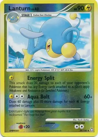 59/146 Lanturn LA Uncommon Reverse Holo