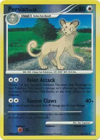 68/146 Persian LA Uncommon Reverse Holo